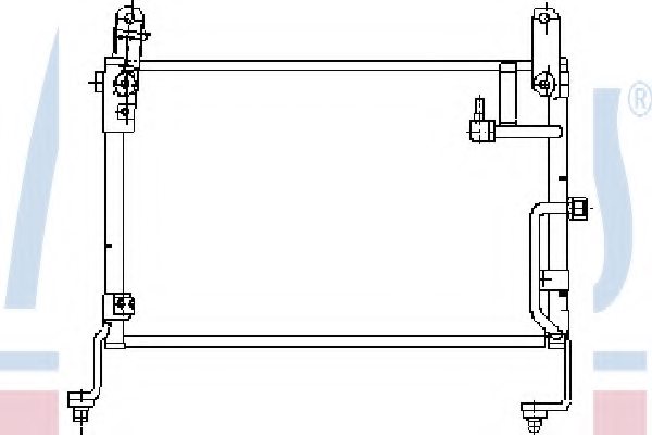 NISSENS 94635 Condenser, air conditioning